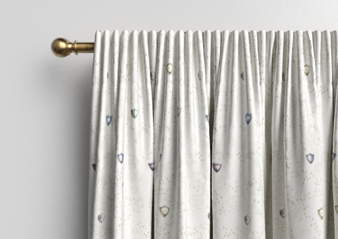 Jurassic Joust, Knights Way Knightly - Made to Measure Curtains - Image 9